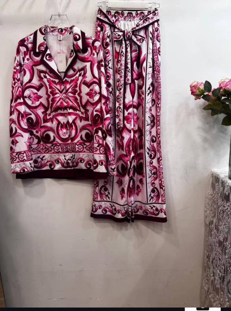 Ensemble Loungewear Chic Satiné Dolce & Gabbana